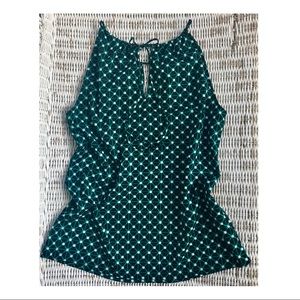 🆕NWOT {Banana Republic} Silky Geo Print Blouse